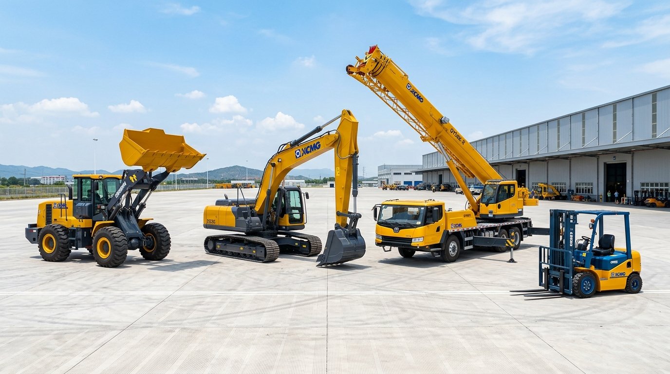 Dealer Resmi XCMG Machinery Indonesia - Excavator, Mobile Crane, Wheel Loader & Forklift