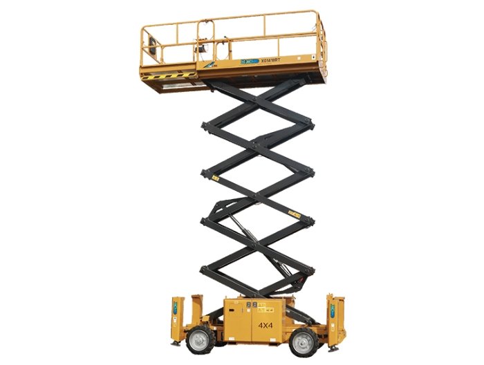 XCMG XG1418RT-AS Engine Powered-Rough Terrain Scissor Lift