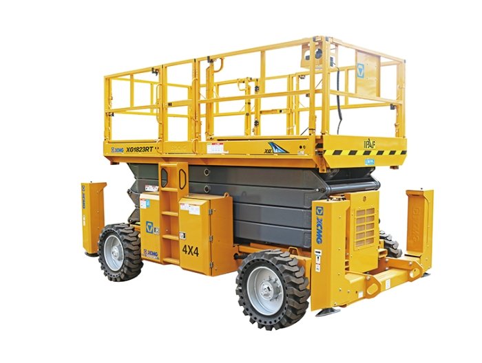 XCMG XG1823RT-AS Engine Powered-Rough Terrain Scissor Lift